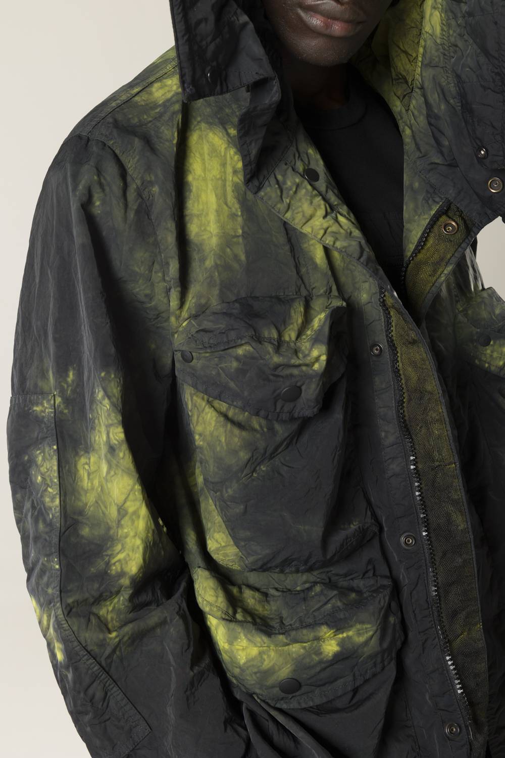 NemeN NMN_E22225_158 [TAPS TIE DYE MULTI-POCKET JKT] Vendite Flash