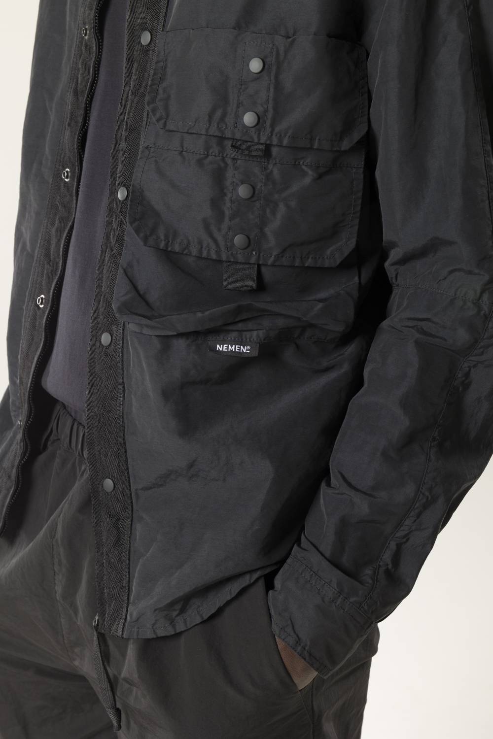 NemeN NMN_E22230_111 [CLEO ZIPPED CARGO SHIRT] In Linea
