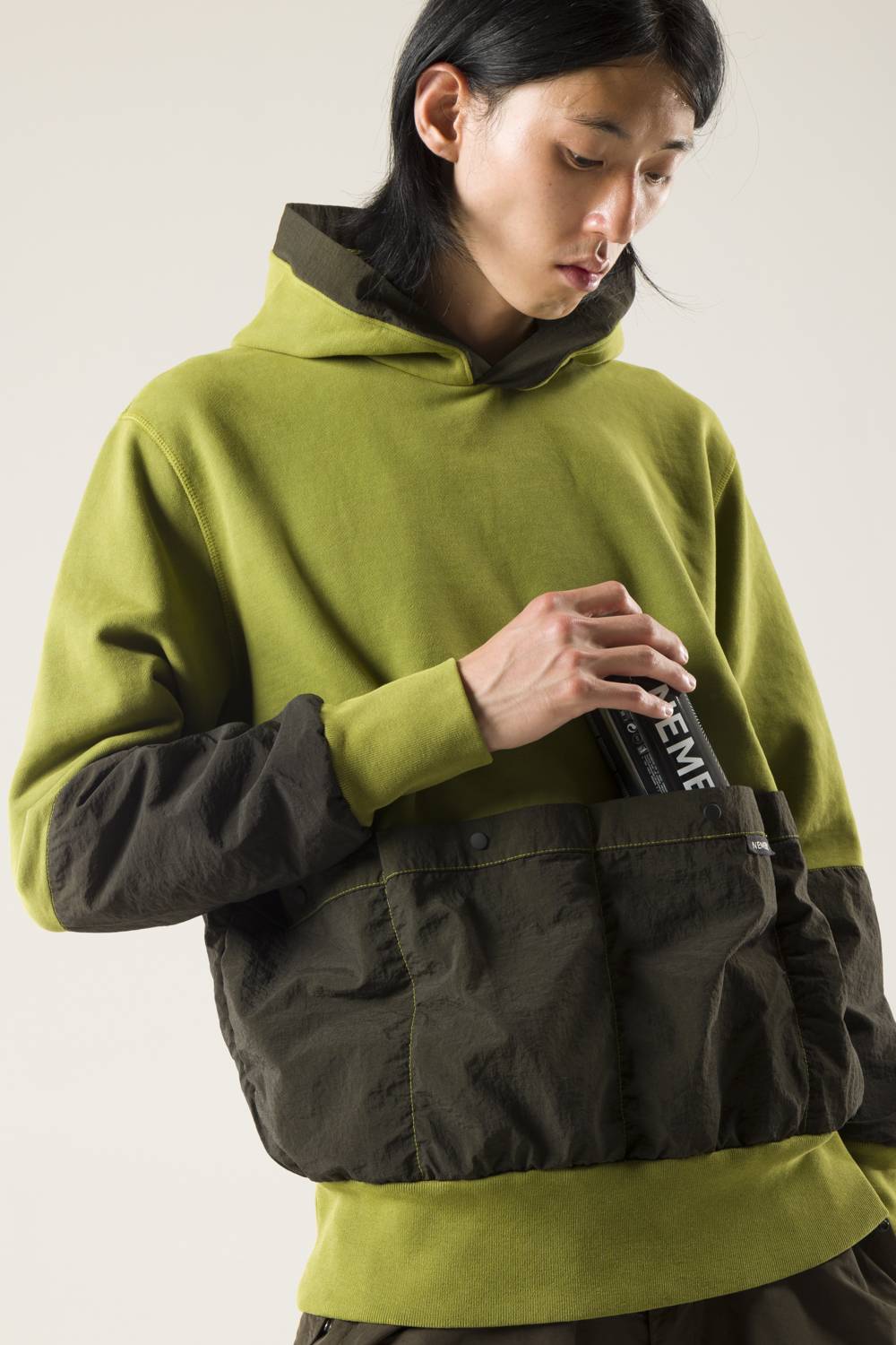 NemeN NMN_E22136F_207 [ICON MULTI-POCKET HOODY MF] Nuovo