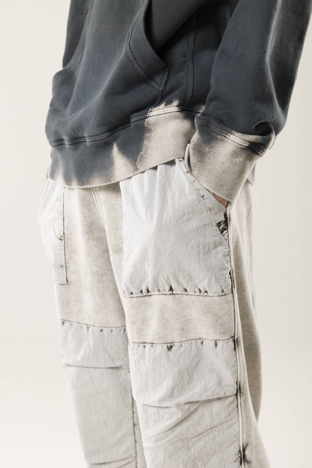 NemeN NMN_E22118F_160 [GEM DISCHARGED HOODY] Spedizione Gratuita