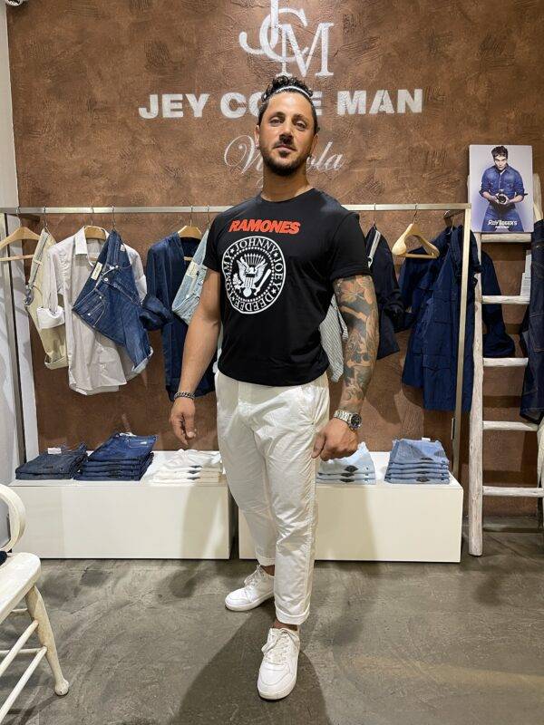 JCM Jey Coleman T-shirt unisex estiva con stampa CHT22 In Vendita