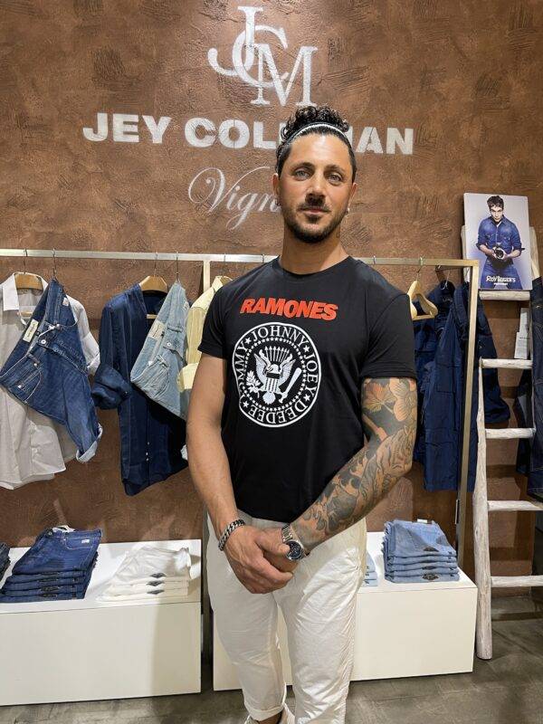 JCM Jey Coleman T-shirt unisex estiva con stampa CHT22 In Vendita