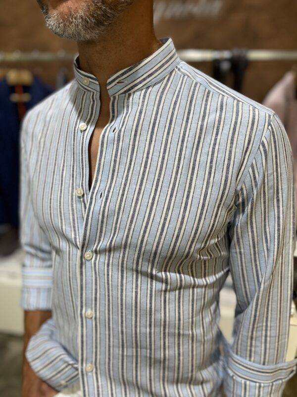 JCM Jey Coleman Camicia uomo estiva lino Luca Argentieri Saldi