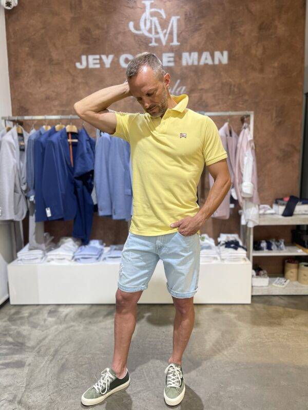 JCM Jey Coleman Maglia polo uomo estiva Roy Roger’s In Saldo