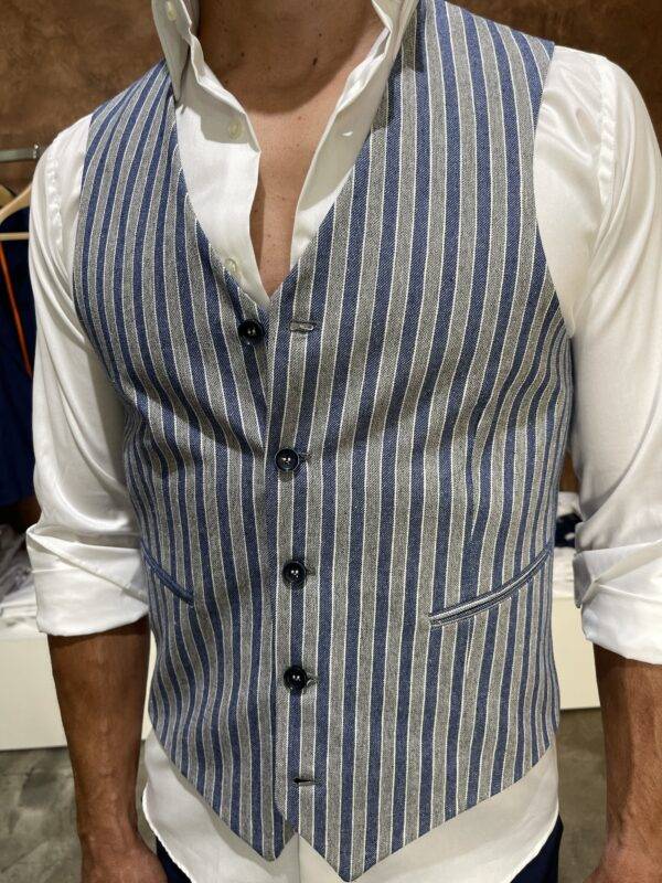 JCM Jey Coleman Gilet uomo elegante estivo Piero Giachi Italia