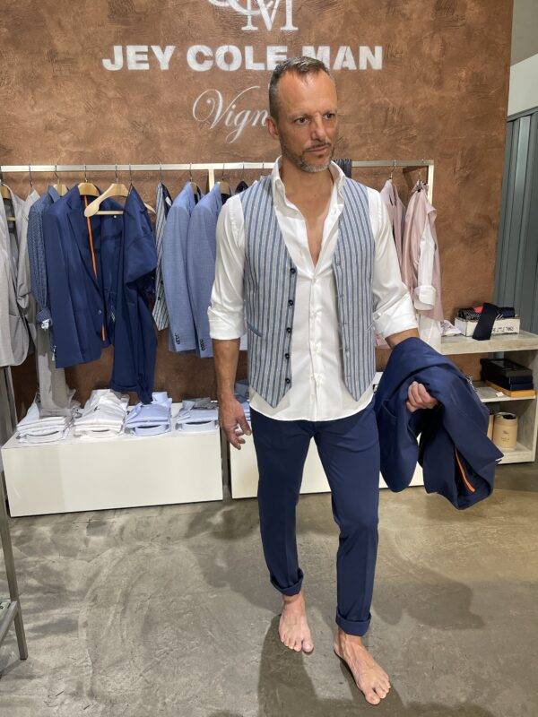 JCM Jey Coleman Pantalone uomo blu punto milano Exibit 2025