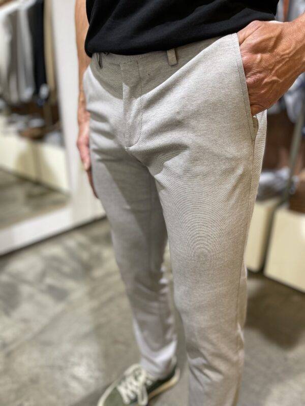 JCM Jey Coleman Pantalone uomo elegante in tessuto punto milano Exibit Soddisfazione Garantita