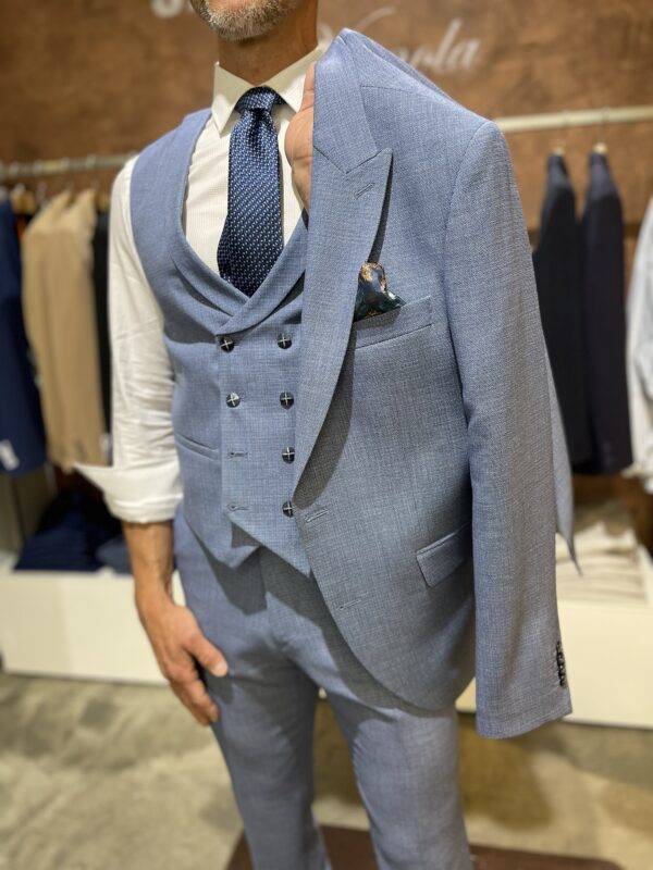 JCM Jey Coleman Abito uomo elegante con giacca gilet e pantalone Piero Giachi Qualità Garantita