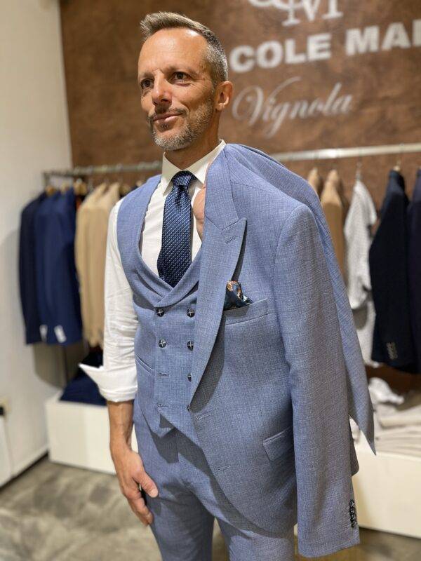 JCM Jey Coleman Abito uomo elegante con giacca gilet e pantalone Piero Giachi Qualità Garantita