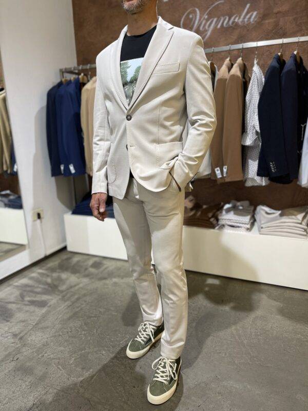 JCM Jey Coleman Giacca uomo elegante tessuto punto milano Exibit Fino Al -60%