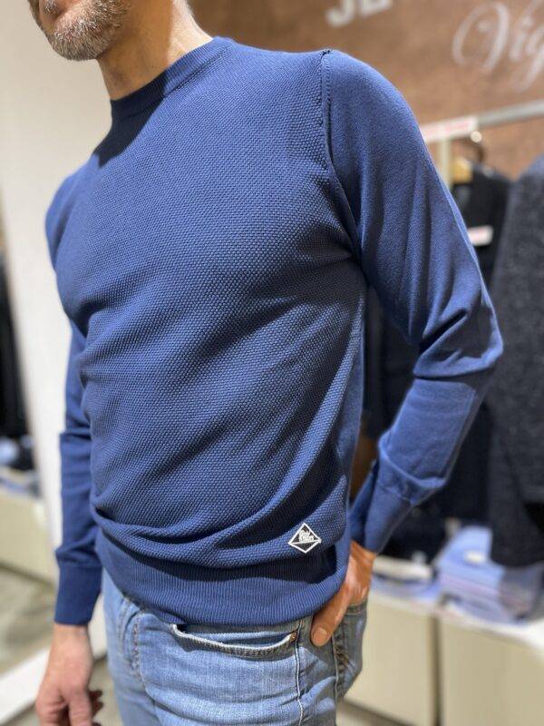 JCM Jey Coleman Maglia uomo blu girocollo Roy Roger’s Affare Del Giorno