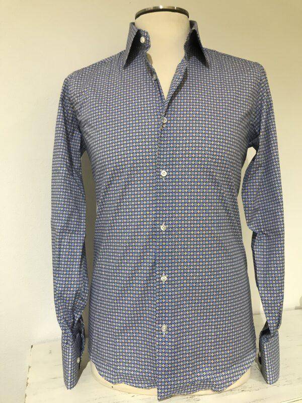 JCM Jey Coleman Camicia uomo microfantasia slim Fit Italia