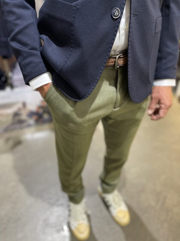 JCM Jey Coleman Pantalone uomo microfantasia Exibit Nuovo