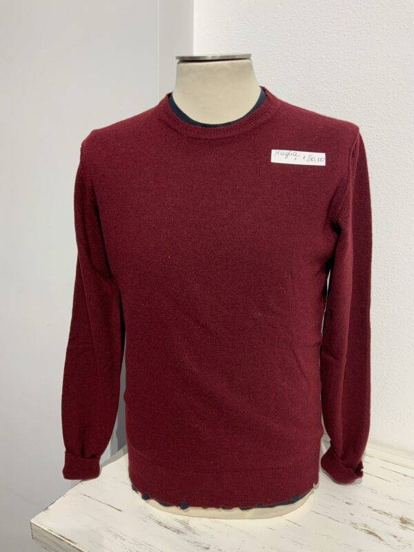 JCM Jey Coleman Maglia uomo misto lana con rotture Acquista Ora