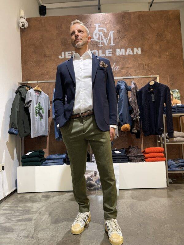 JCM Jey Coleman Giacca uomo blu punto milano Piero Giachi Consegna Veloce