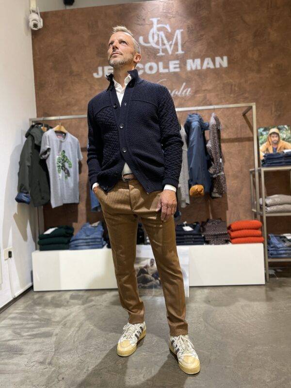 JCM Jey Coleman Pantaloni uomo microfantasia Exibit Fino Al -60%