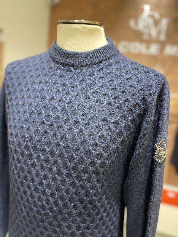 JCM Jey Coleman Maglia uomo girocollo misto lana e cashmere Roy Roger’s Shopping Online