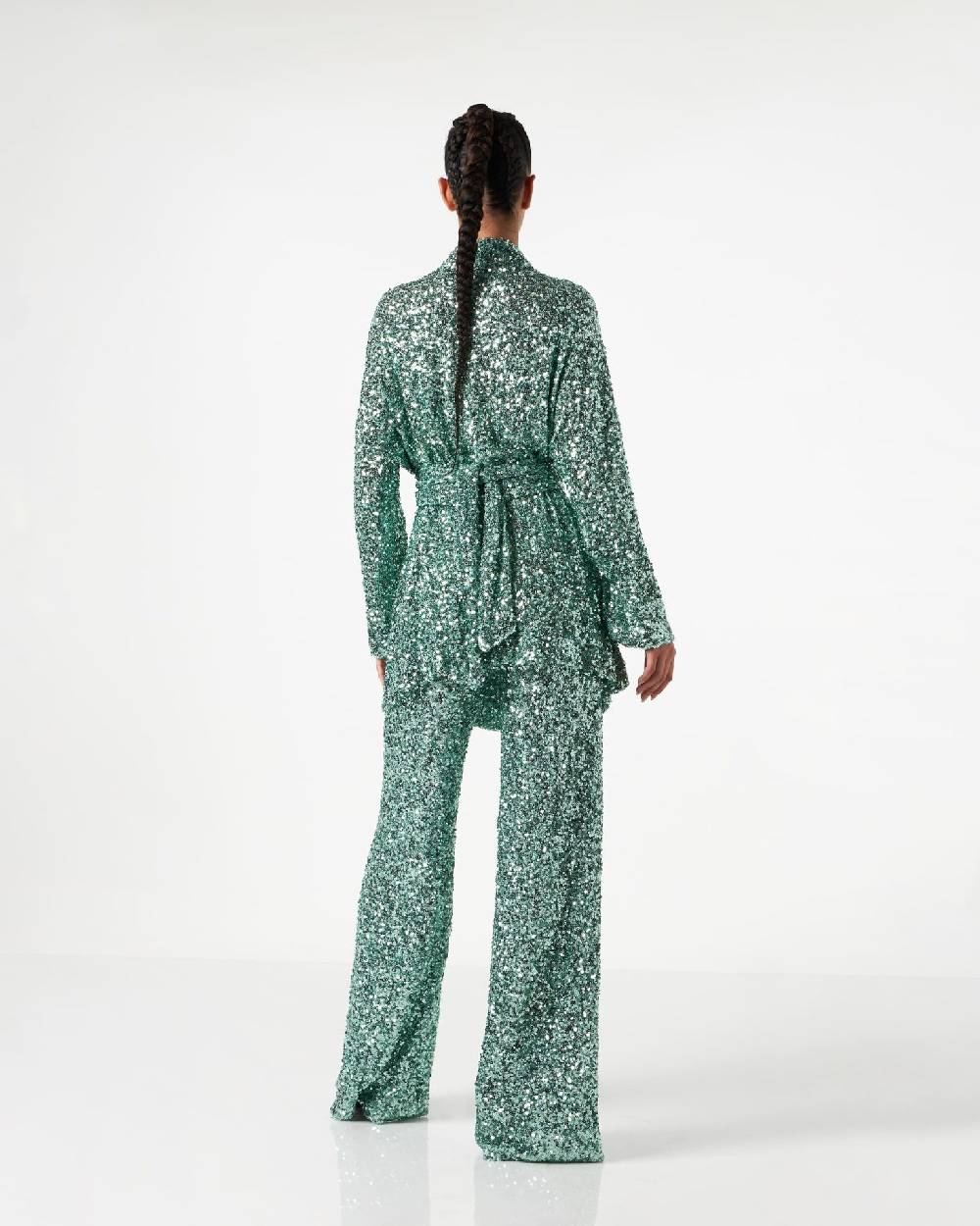 Le Twins Emma Paillettes Turchese Negozio