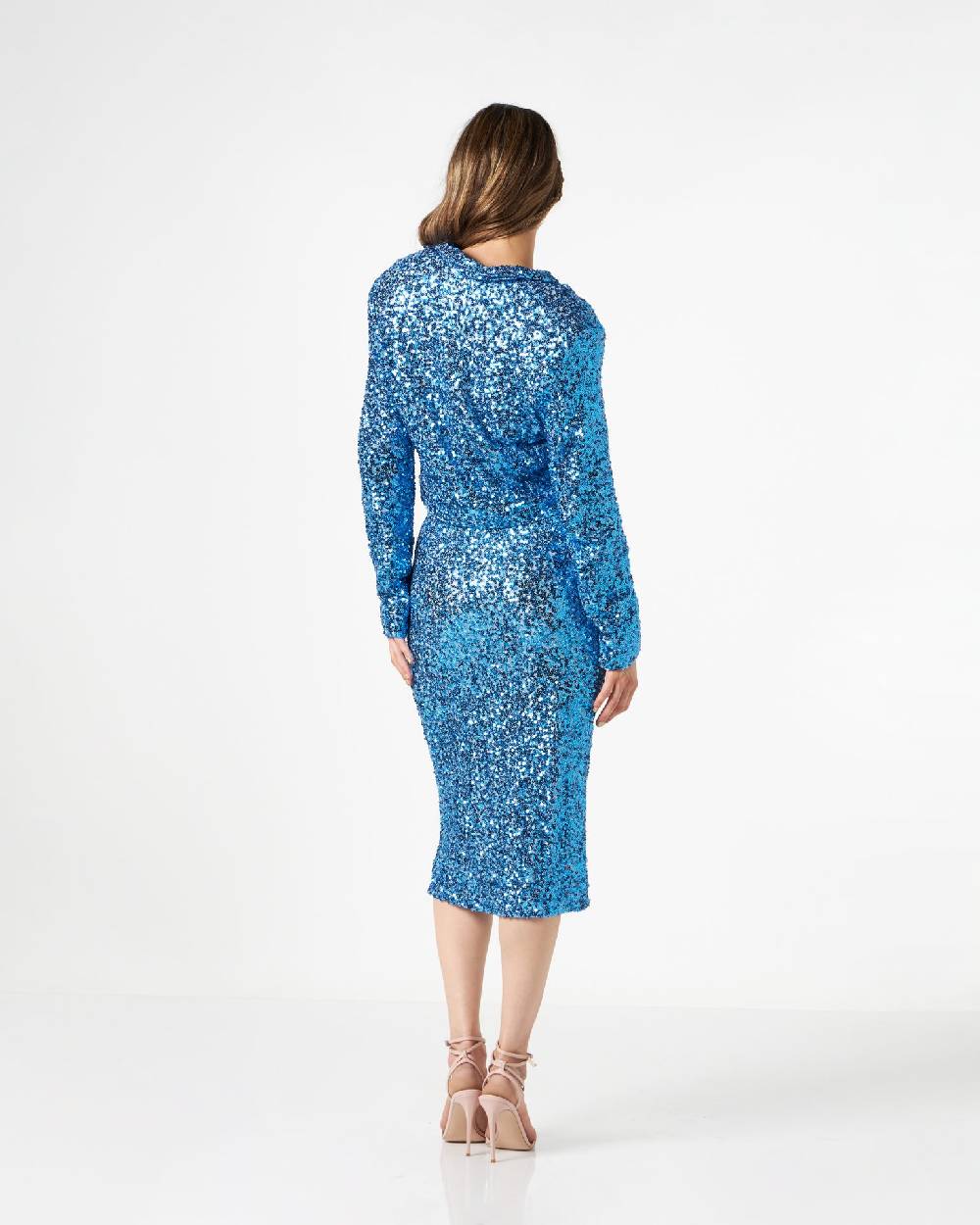 Le Twins Comacchio Corta Paillettes Celeste 2025