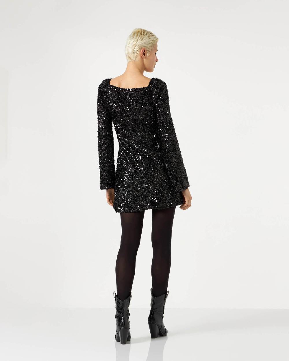 Le Twins Simo Paillettes Lurex Nero Qualità Garantita