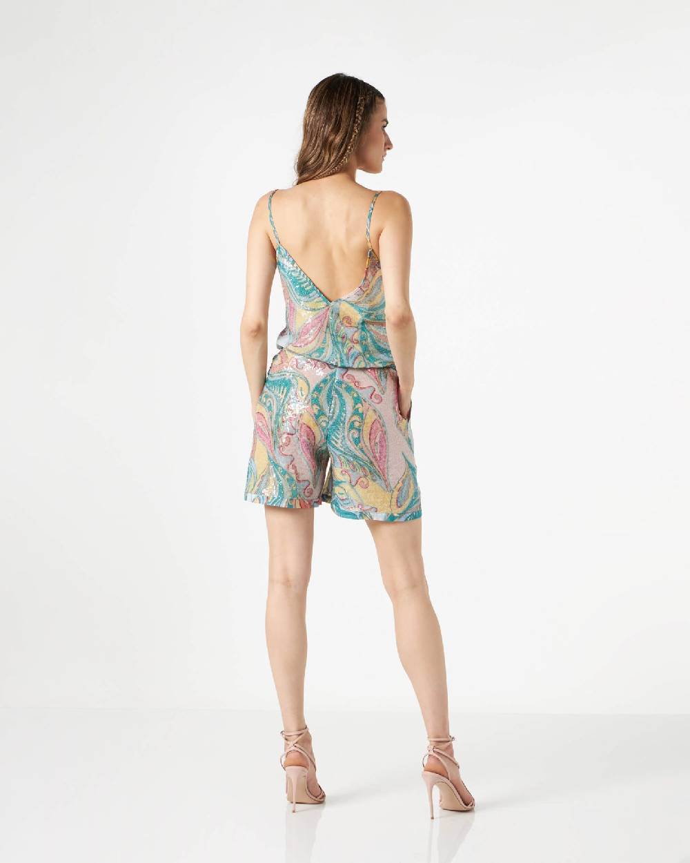 Le Twins Franca Paillettes Cashmere Shopping Online