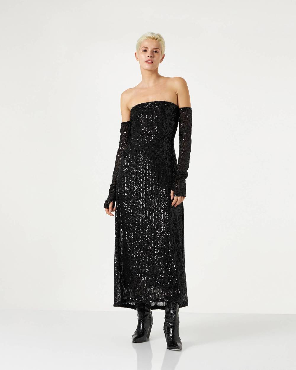 Le Twins Gina Paillettes Nero