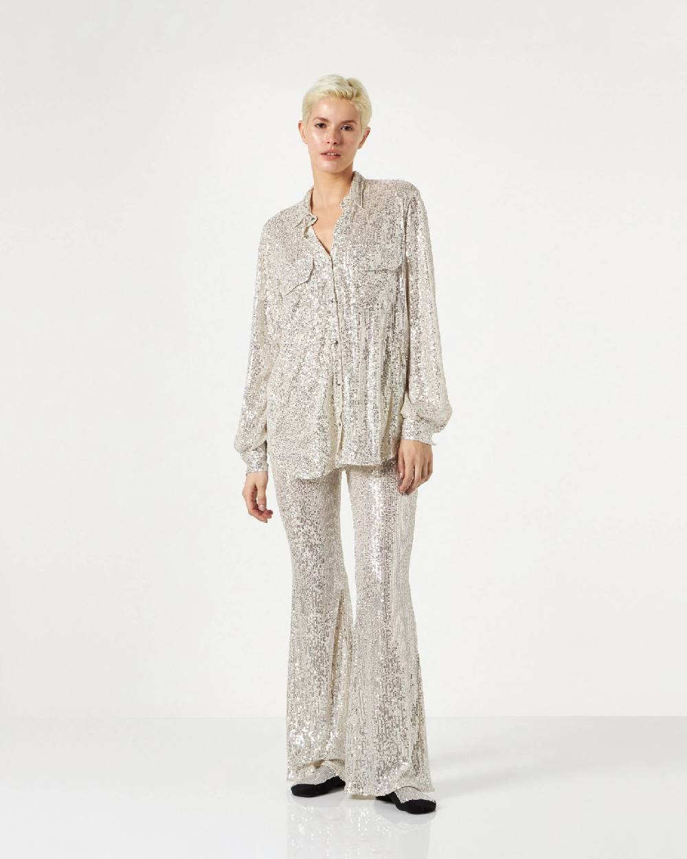 Le Twins Daniela Paillettes Argento Online