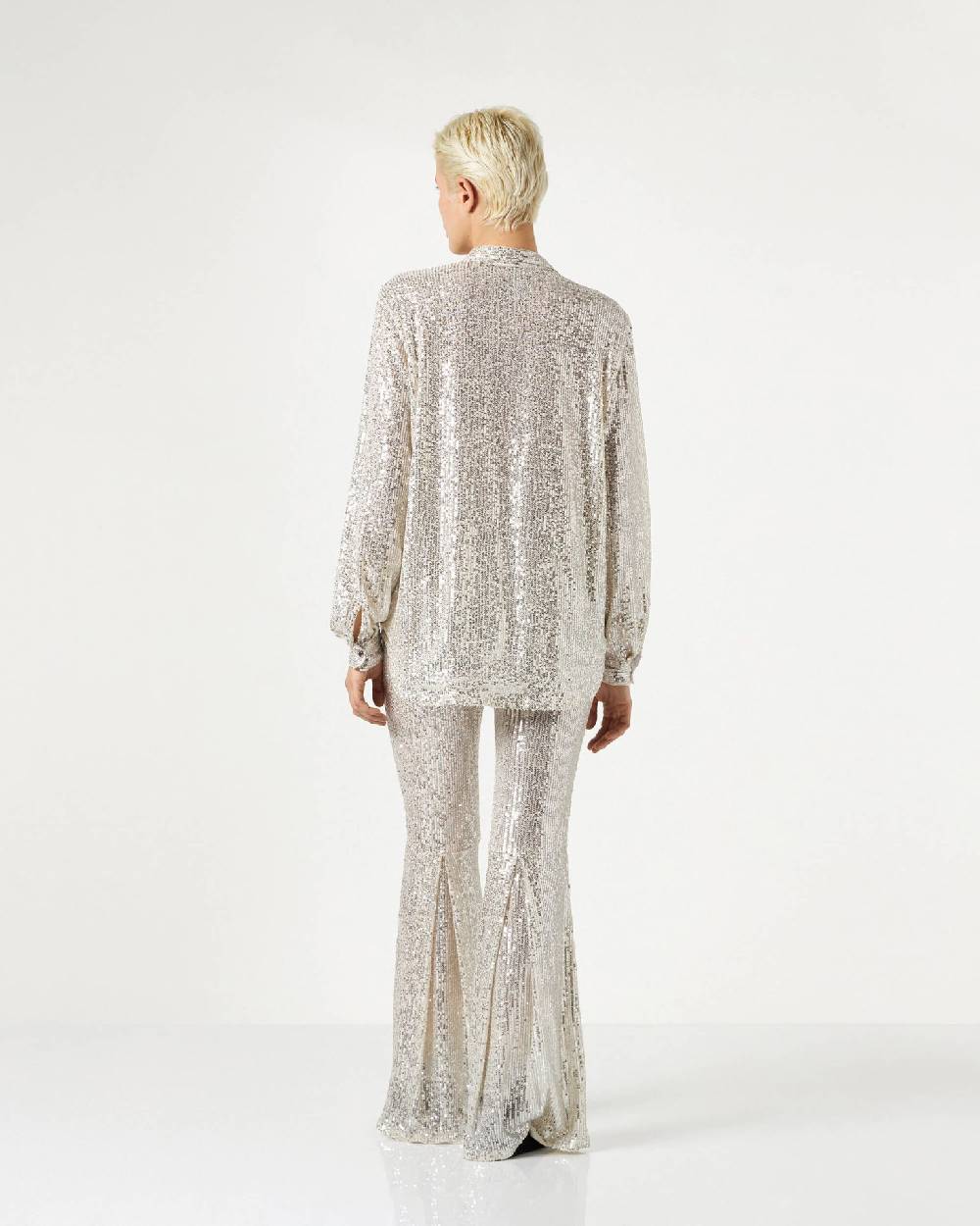 Le Twins Moni Paillettes Argento Promozione