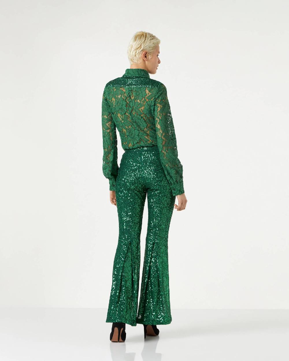 Le Twins Moni Paillettes Verde Offerta temporanea