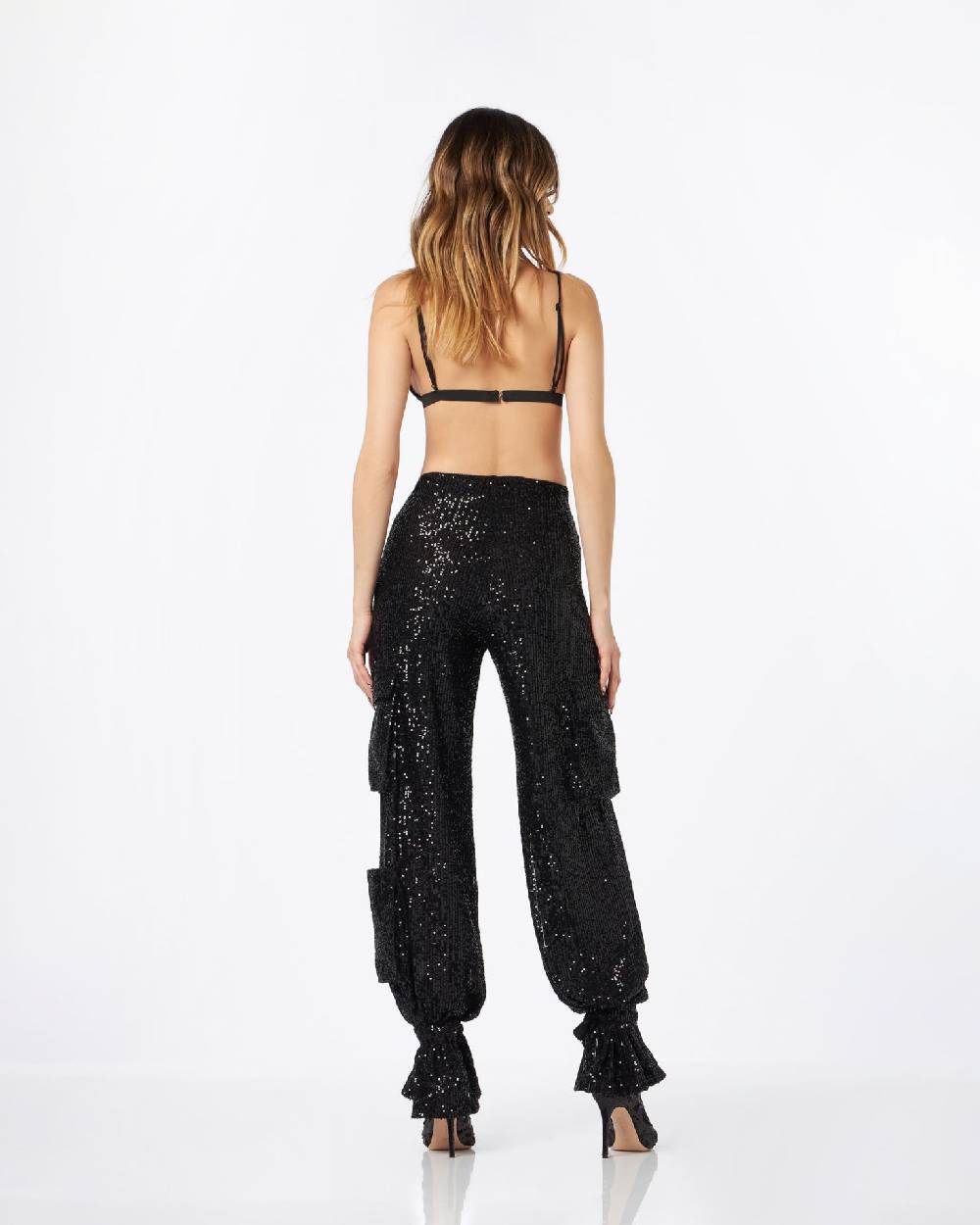 Le Twins Pamela Paillettes Nero Sottocosto