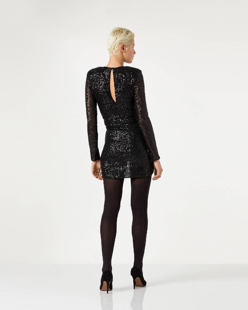 Le Twins Amalfi Paillettes Nero Negozio