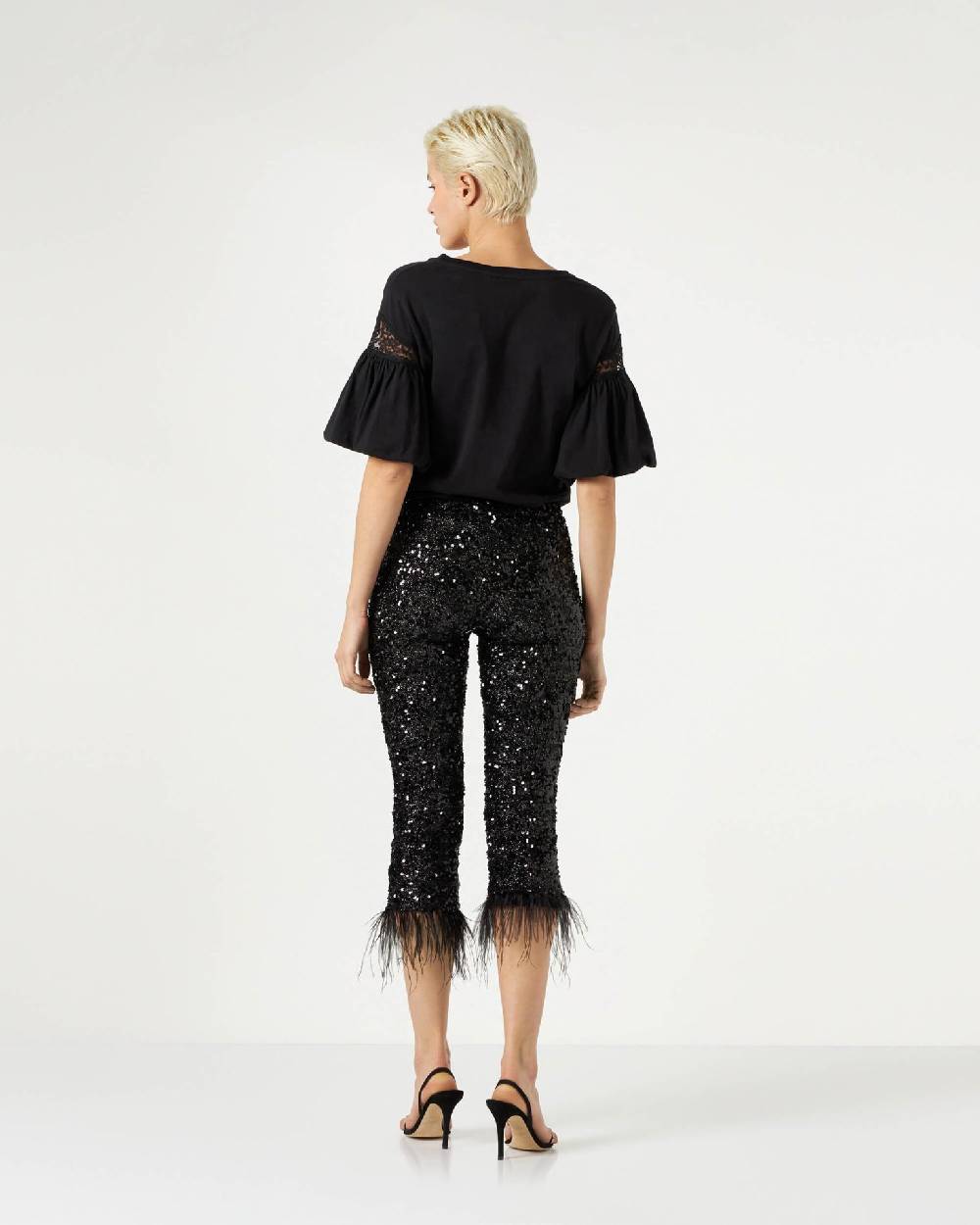 Le Twins Savy Paillettes Lurex Nero Fino Al -60%
