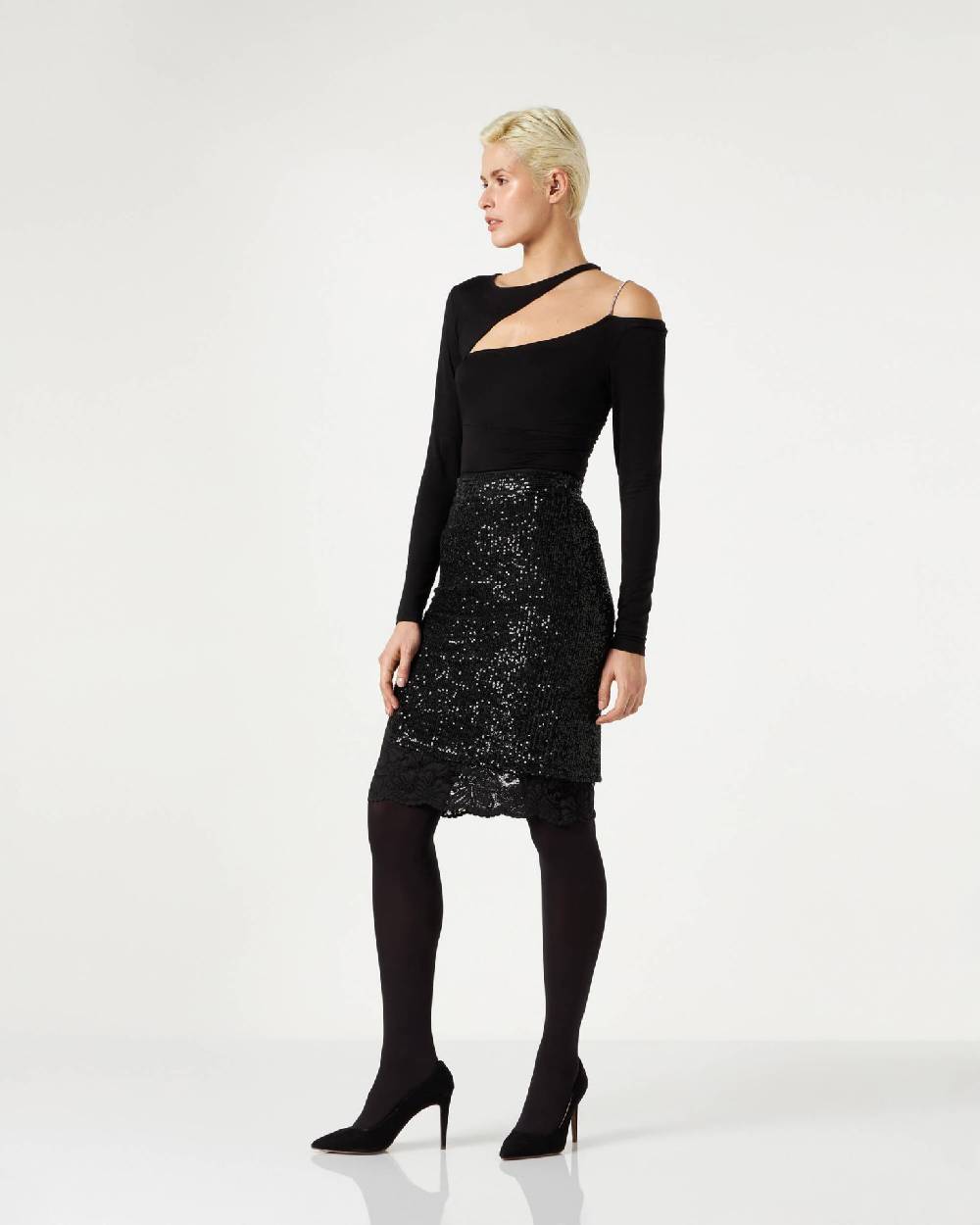 Le Twins Corinne Jersey Nero Convenienza
