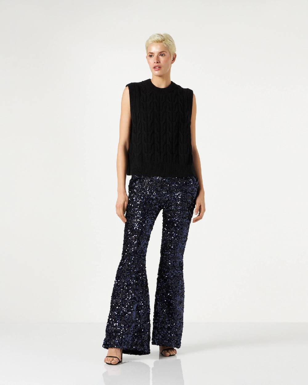 Le Twins Moni Paillettes Lurex Blu Soddisfazione Garantita