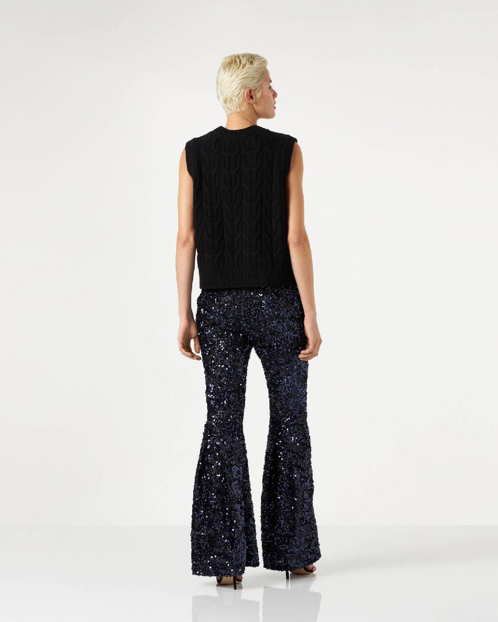 Le Twins Moni Paillettes Lurex Blu Soddisfazione Garantita
