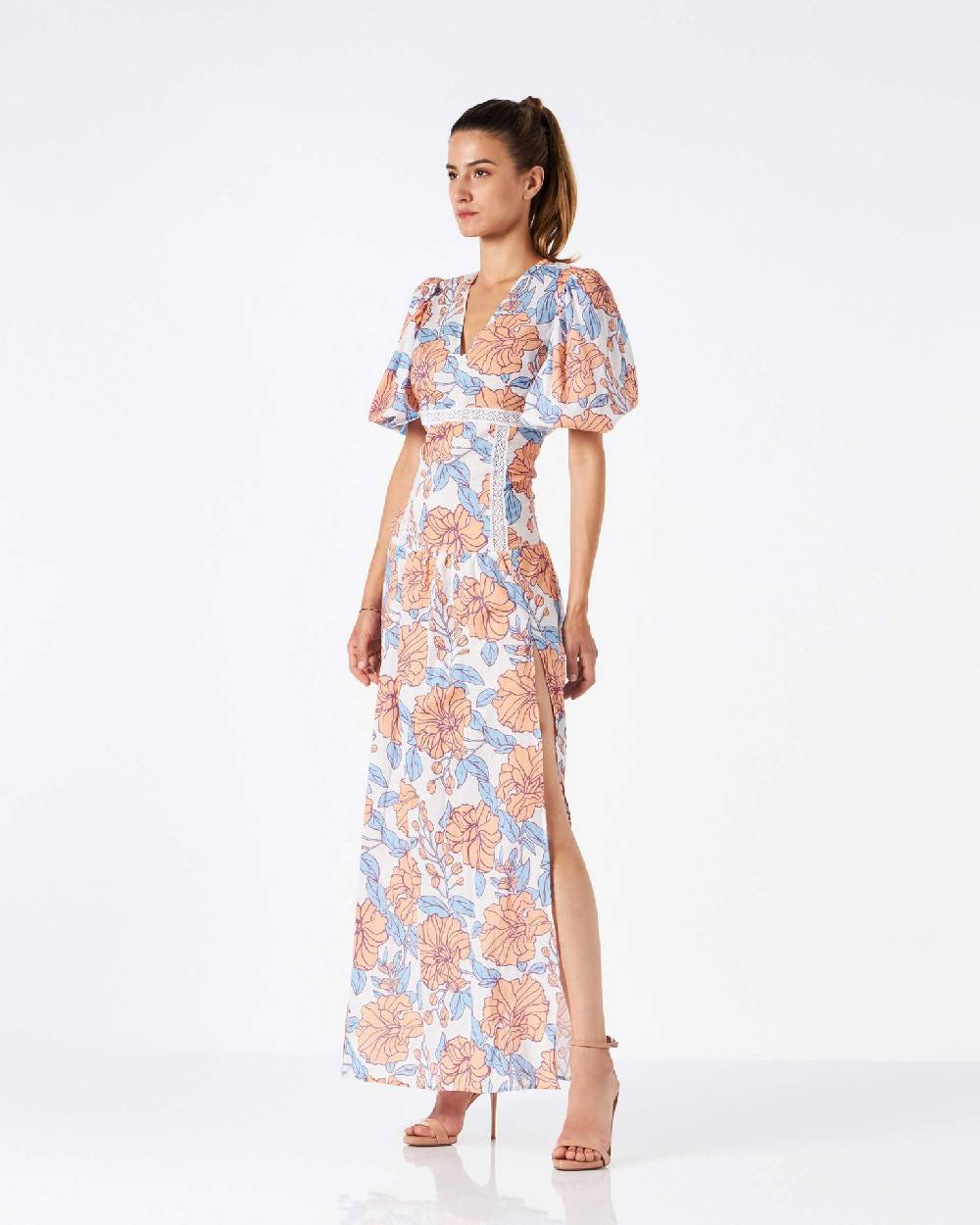 Le Twins Rosellina Mussola Fiori Sconto