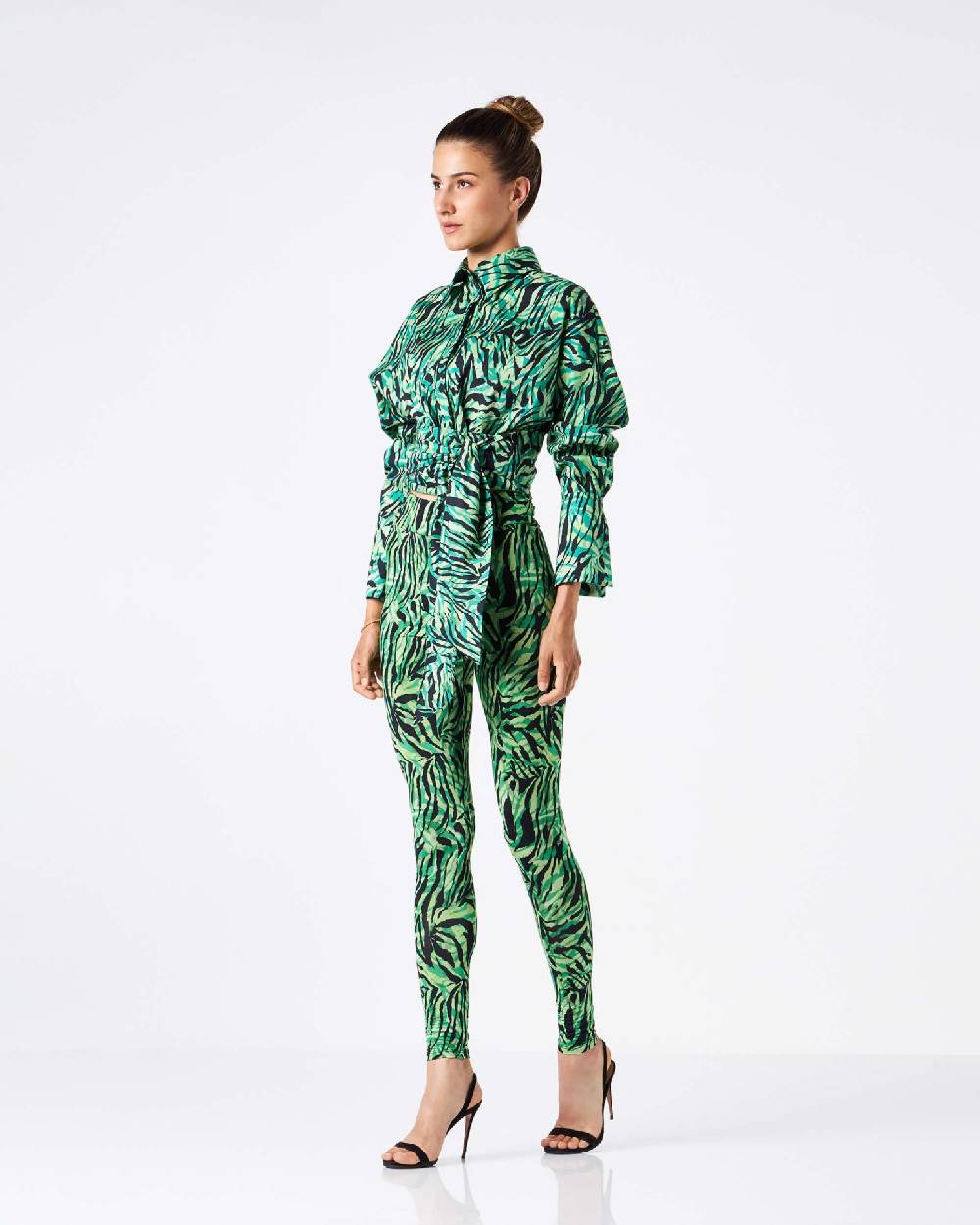 Le Twins Scicli Animalier Verde e Nero Fino Al -60%