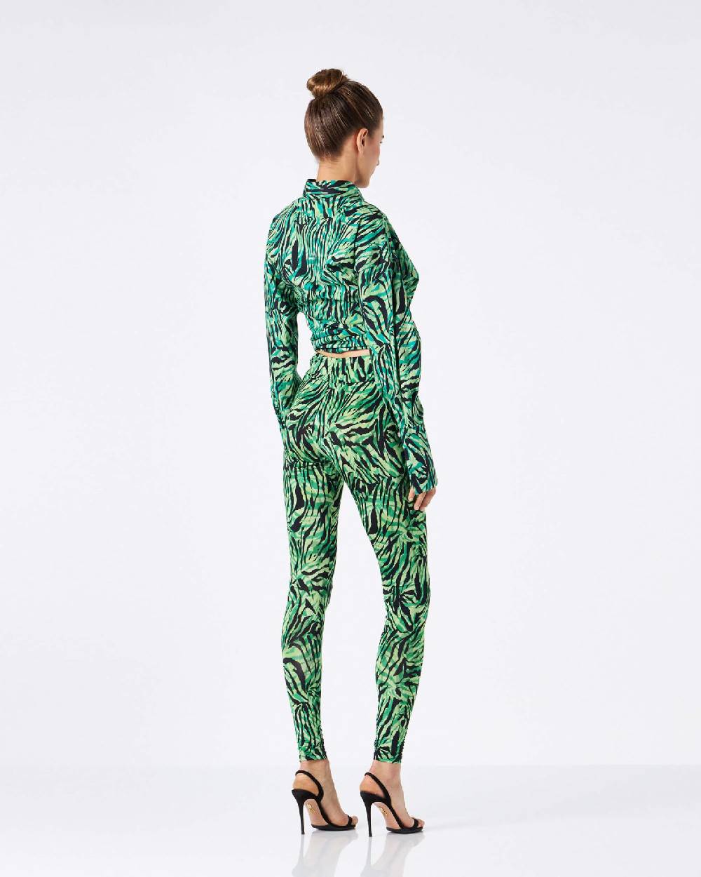 Le Twins Scicli Animalier Verde e Nero Fino Al -60%