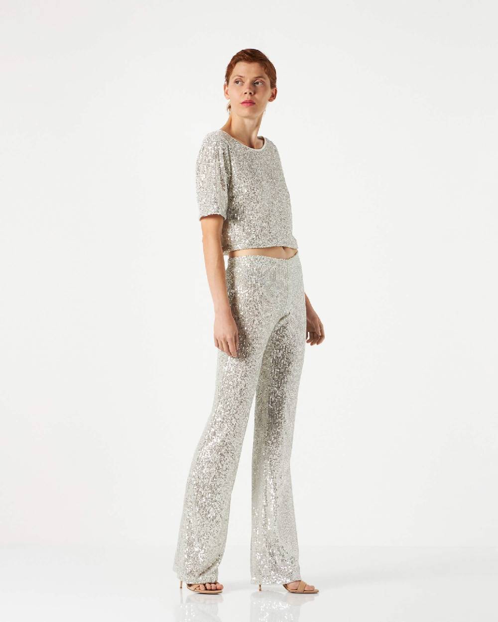 Le Twins Giusy Paillettes Argento Negozi Online