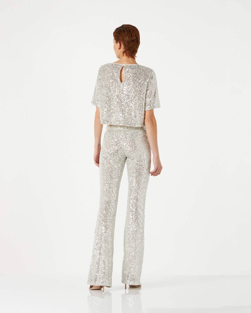 Le Twins Giusy Paillettes Argento Negozi Online