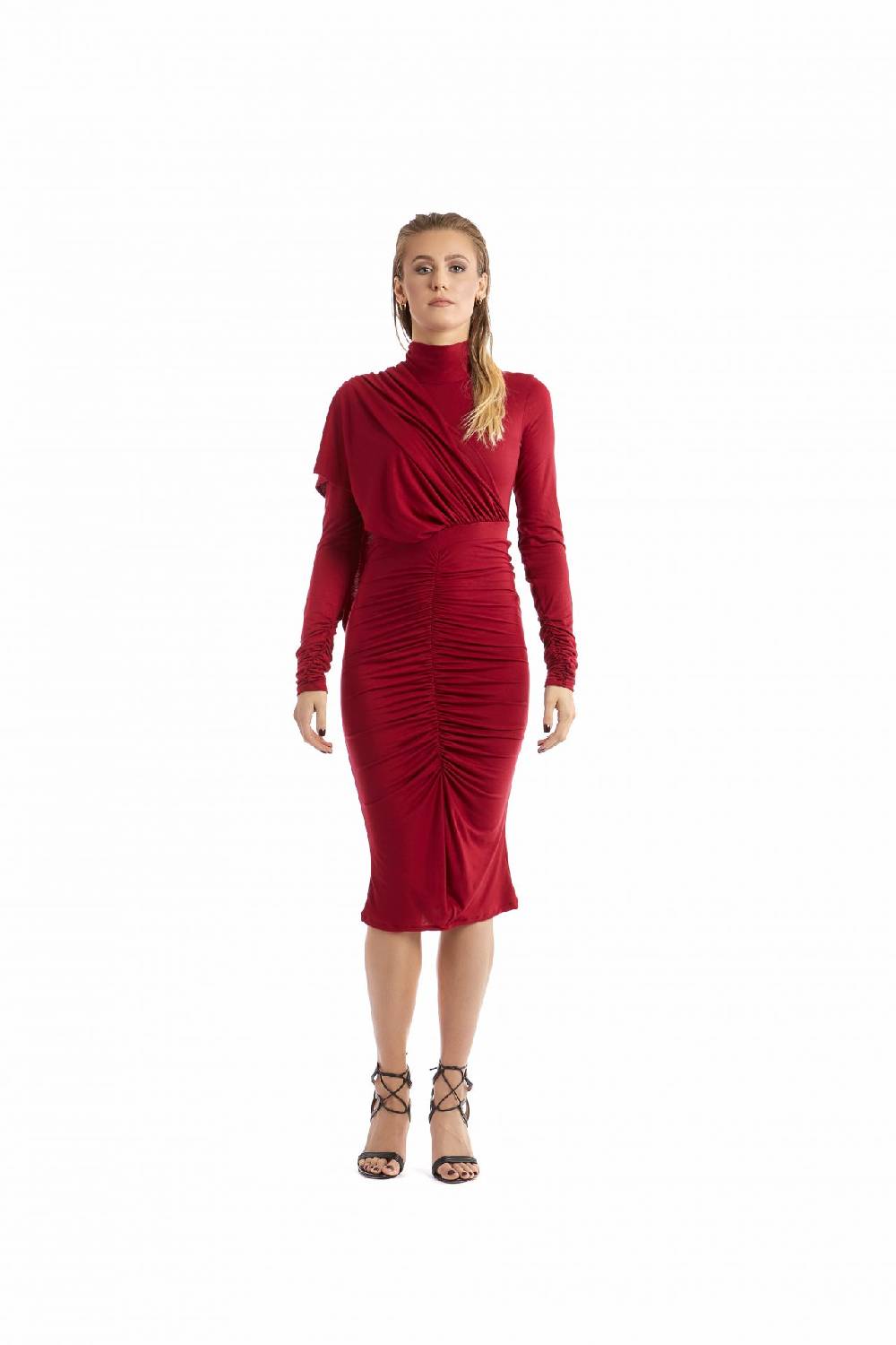 Le Twins Abito Camilla – Rosso Presa