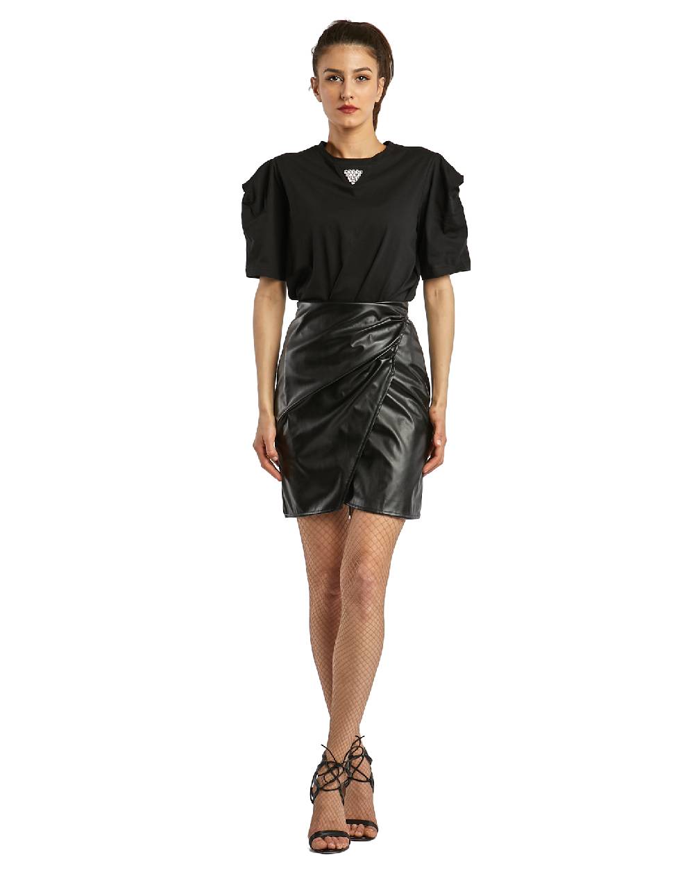 Le Twins Gonna Grazia – Ecopelle Nero Italy
