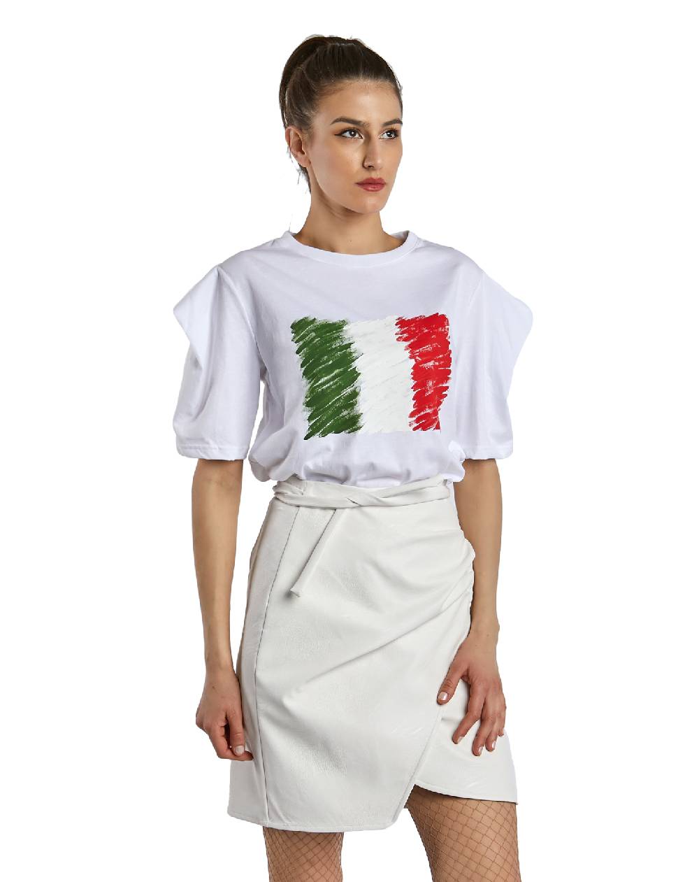 Le Twins Grazia gonna ecopelle 2025