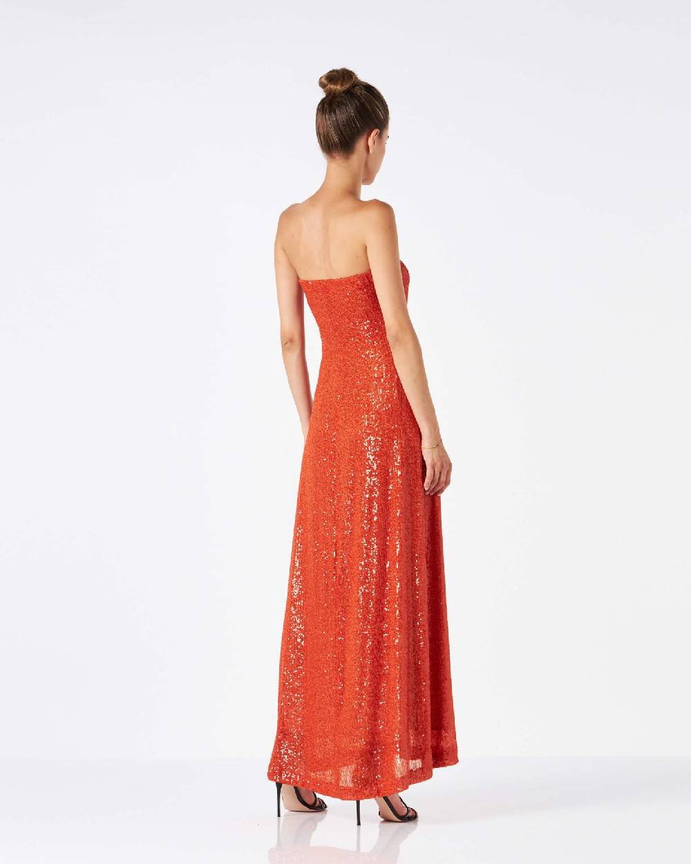 Le Twins Gina Paillettes Arancio Consegna Veloce