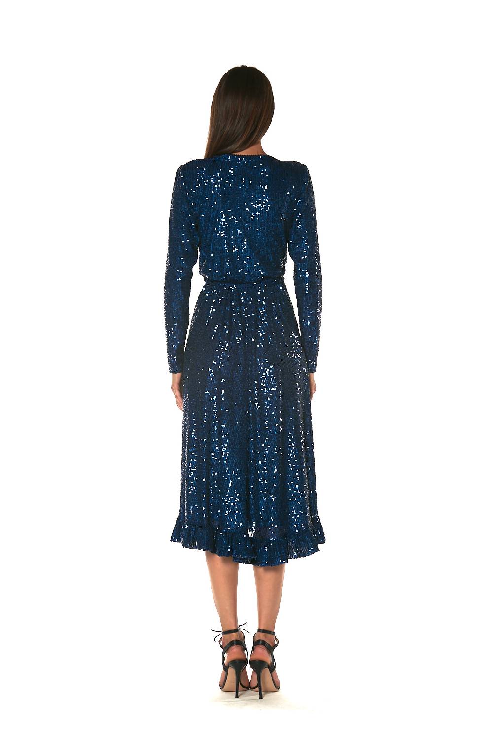 Le Twins Abito Barbara – Paillettes Blu Offerta