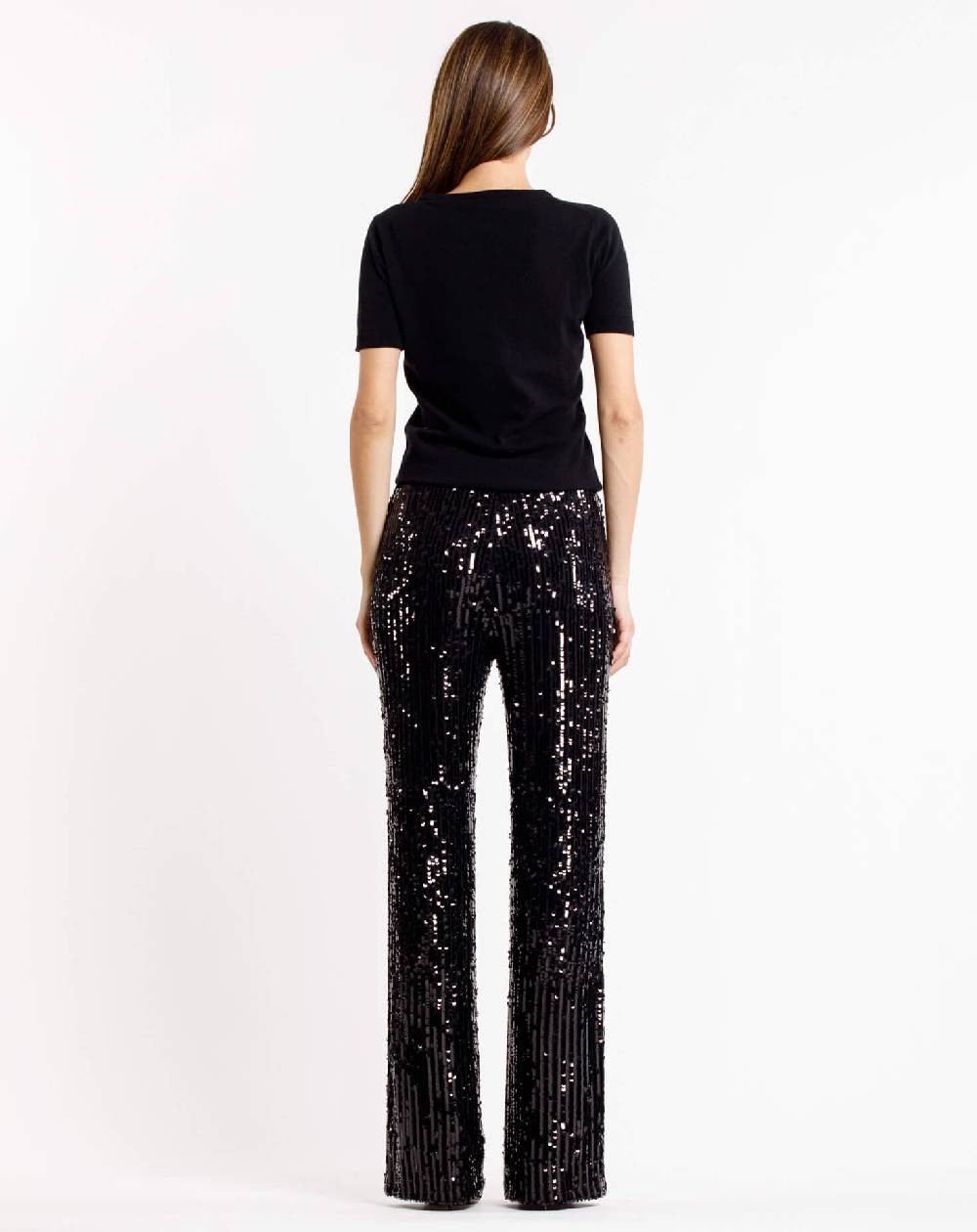 Le Twins Pantalone Raffy – Paillettes Nero Online