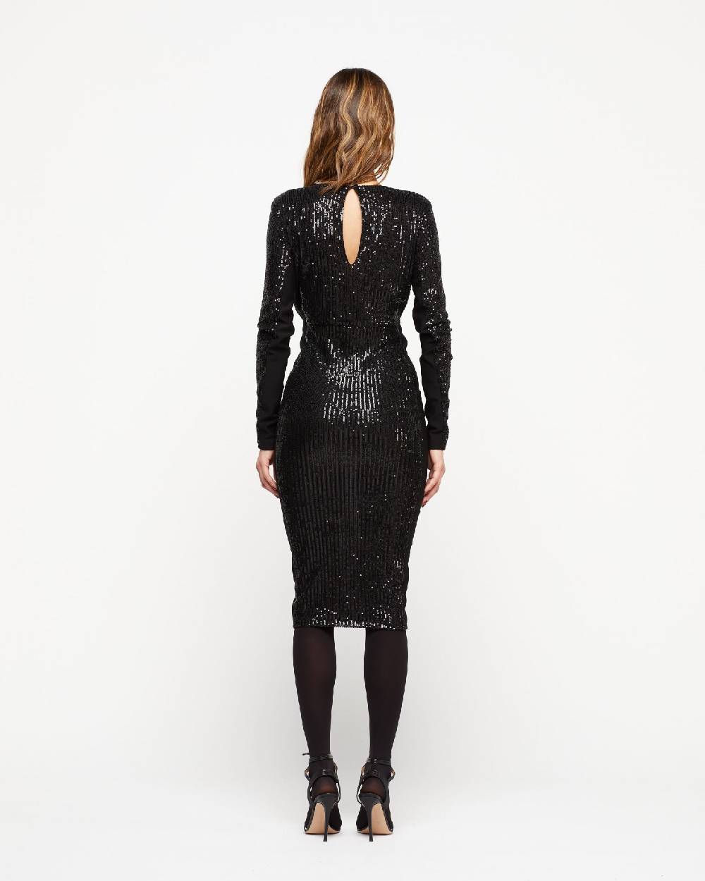 Le Twins Abito Fede – Paillettes Nero Promozione Limitata