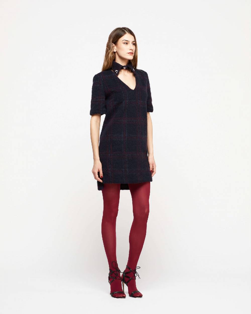 Le Twins Abito Parma – Blu Riga Bordeaux Shopping Online