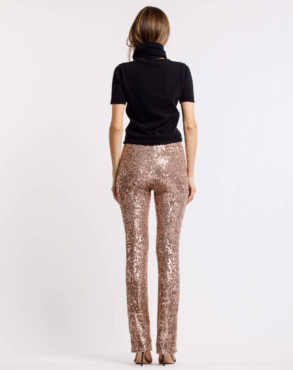 Le Twins Pantalone Raffaella – Paillettes Oro In Vendita