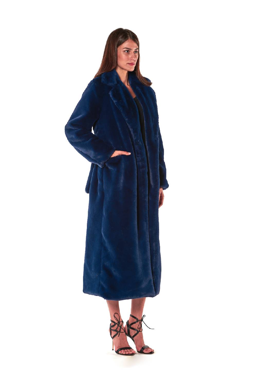 Le Twins Ecopelliccia Sofia – Blu Moda